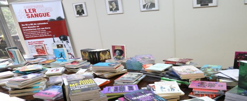 Hemorio e Bienal do Livro se unem para incentivar doação de sangue e a leitura