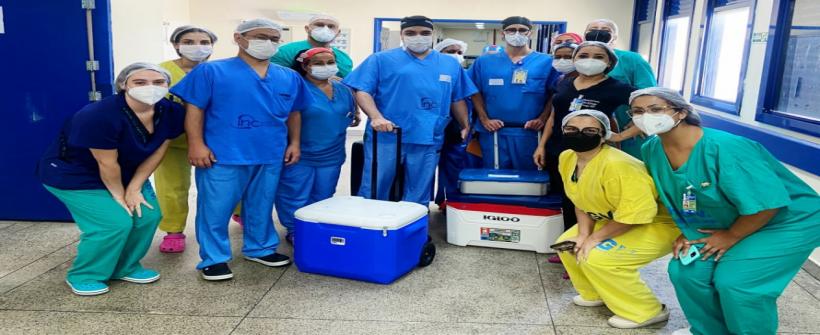 Hospital Estadual Getúlio Vargas realiza a 1ª captação de pulmão da unidade