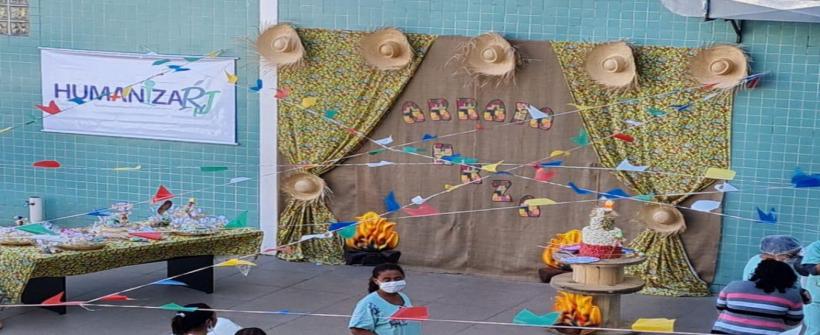 Hospital Regional Zilda Arns, referência no tratamento de  Covid, promove ‘arraiá’ para homenagear funcionários