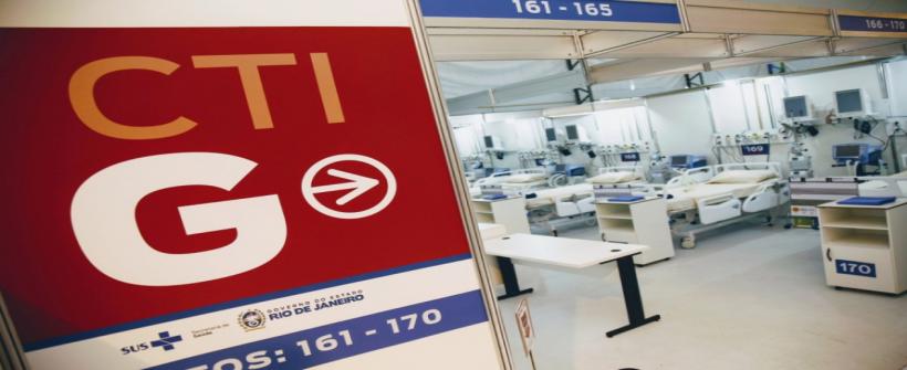  Hospital de Campanha do Maracanã recebe pacientes na noite de sábado