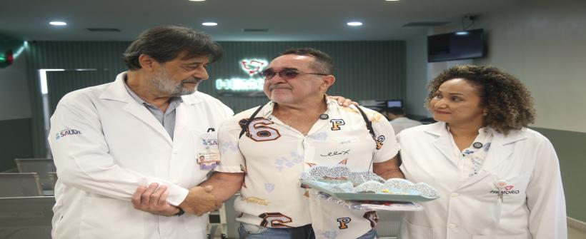 Após 41 doações desde 1997, Ilton Borges da Silva se despede do Hemorio com festa surpresa e deixa legado de solidariedade que ajudou a salvar dezenas de vidas