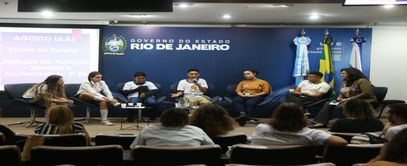 Encontro, que faz parte do programa Nós + Seguras, do Governo do Estado, reuniu profissionais e estudantes da rede pública do RJ nesta segunda (11)