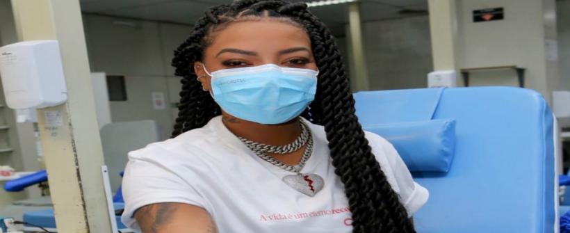 Ludmilla oferece ingressos do ‘Numanice’ para o Hemorio para incentivar doação de sangue no Rio de Janeiro
