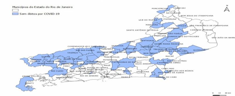  Mais da metade dos municípios do estado está há 18 dias sem registros de óbitos por Covid-19