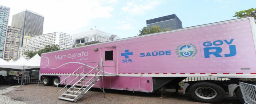 Mamógrafo Móvel, da SES-RJ, estará por 5 dias no Parque Shopping Sulacap