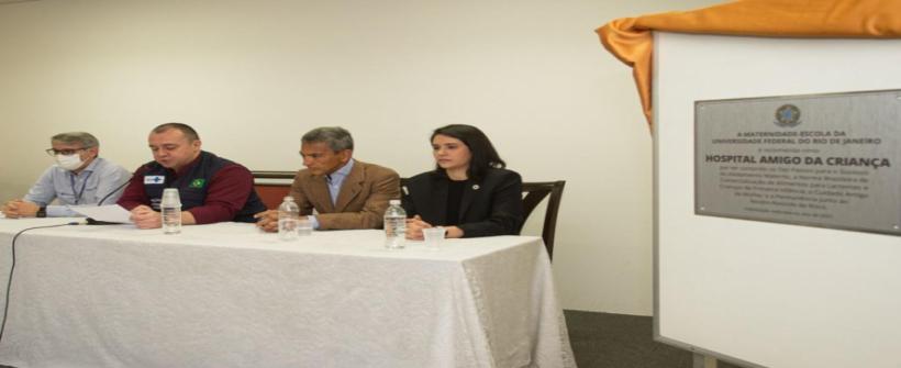 Maternidade Escola da Universidade Federal do Rio de Janeiro recebe título Hospital Amigo da Criança