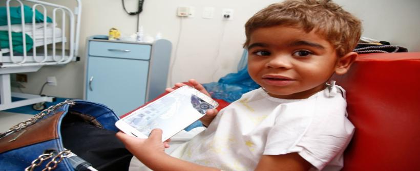 No Dia das Crianças, a história do menino Gabriel, que fez transplante de rim no Hospital Estadual da Criança