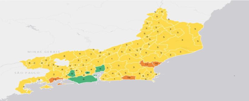Onze dos 92 municípios do estado registraram óbitos por Covid-19 nas últimas 24 horas