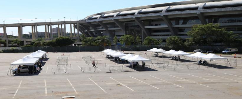 Posto de vacinação contra a Covid-19 no Maracanã atende 207 pessoas com autismo, síndrome de Down e paralisia cerebral no primeiro dia