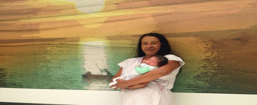 Primeiro bebê de 2016 da rede estadual de saúde é menino