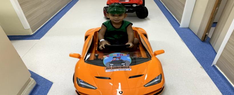 Projeto “Pequenos no Controle” leva atendimento humanizado a crianças internadas no Hospital Estadual Getúlio Vargas