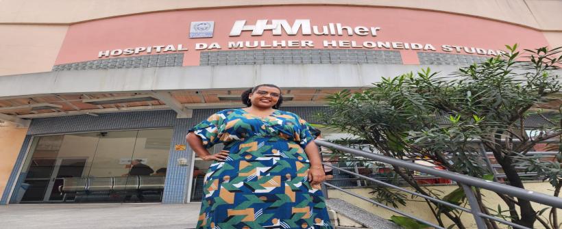 Quiucha Ferreira é paciente do HMulher