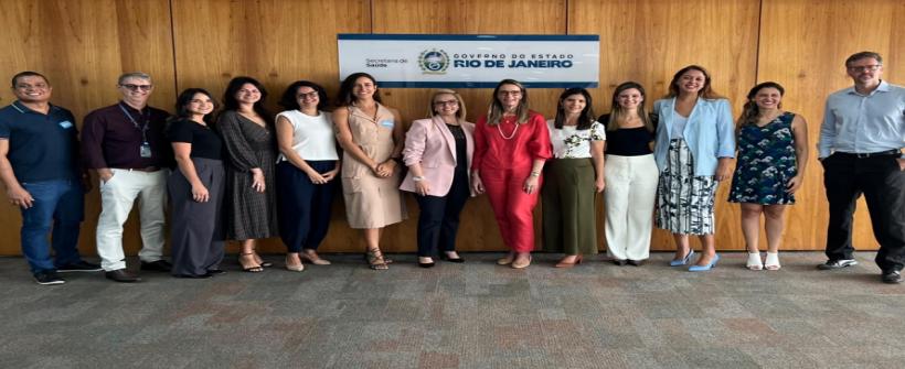 Representantes da Defensoria Pública do estado do Rio visitam o Centro de Inteligência em Saúde