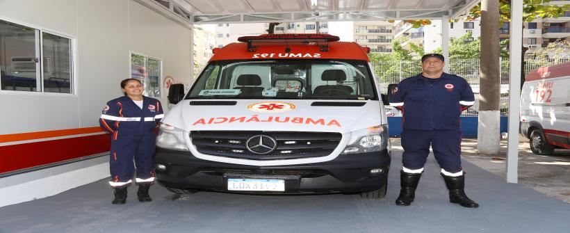 SAMU 192 da capital, único do estado que é operado pela SES-RJ, também funciona sem interrupção e com todos os recursos no feriado