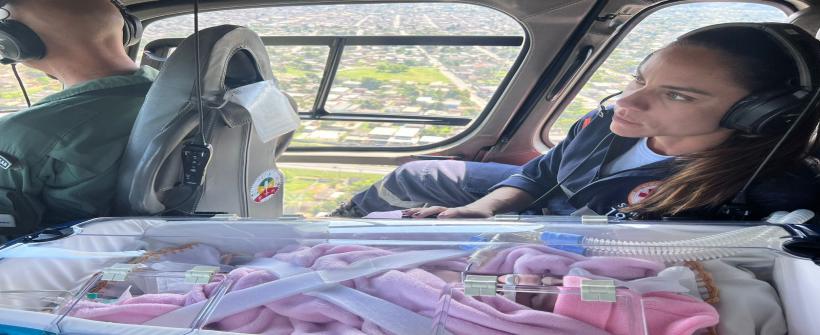 Com duas linhas de cuidado, a aérea e a terrestre, o serviço representa um marco na assistência à saúde na primeira infância