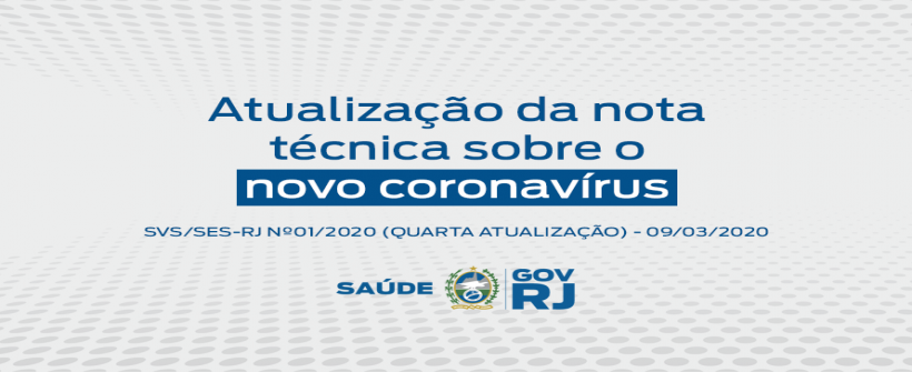 SES emite nota técnica atualizada sobre o Novo Coronavírus