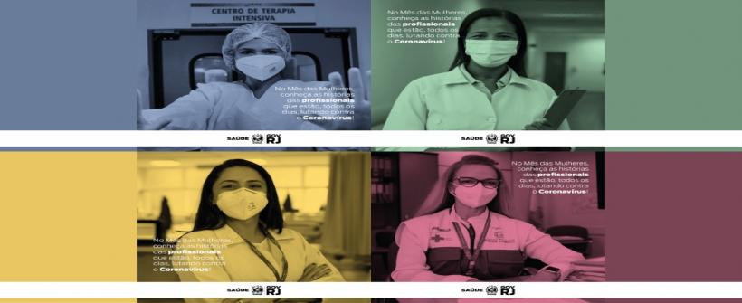 SES homenageia profissionais de saúde que estão lutando contra o Coronavírus desde o início da pandemia