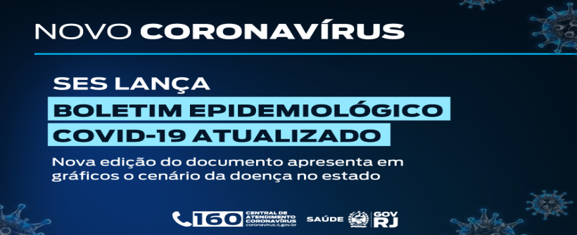  SES lança quarto boletim epidemiológico da COVID-19