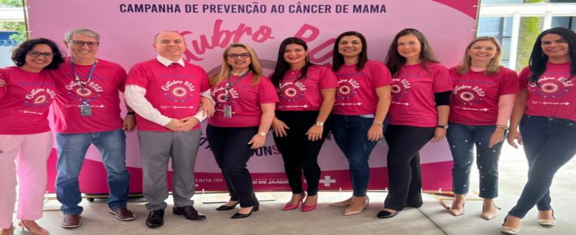 SES-RJ realiza evento em sua sede para celebrar Outubro Rosa