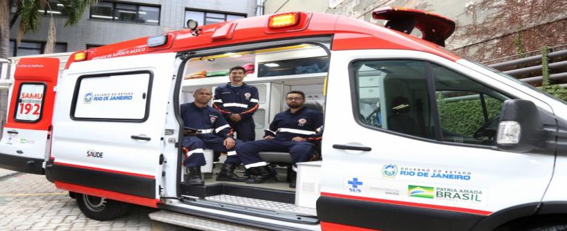 Saiba em que casos acionar o SAMU RJ, à disposição da população 24 horas por dia