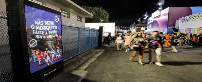 Campanha no sambódromo