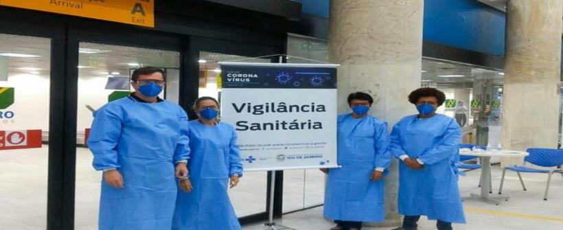 Santos Dumont é o segundo aeroporto a receber ação contra coronavírus da Secretaria de Estado de Saúde