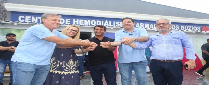 Secretária de Saúde participa da inauguração do Centro de Hemodiálise de Búzios