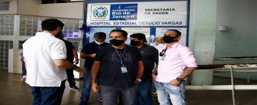 Secretário de Saúde do Estado realiza inspeção técnica no Hospital Getúlio Vargas 