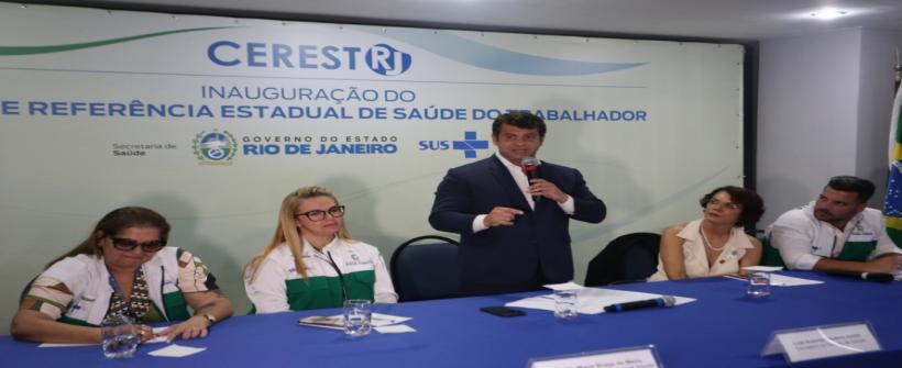 Secretário de Saúde inaugura Centro de Referência Estadual de Saúde do Trabalhador