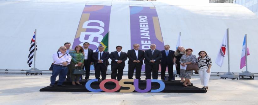 Secretários de Saúde do Cosud  visitam novo prédio do Instituto Estadual do Cérebro