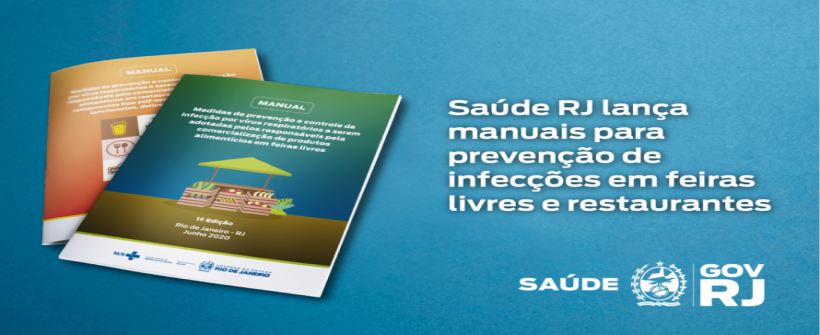 Secretaria de Estado de Saúde disponibiliza manuais com medidas de prevenção e controle de infecções em restaurantes e feiras livres