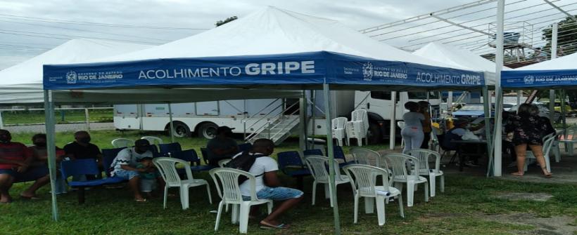 Secretaria de Estado de Saúde realiza 2.102 atendimentos nas cinco UPAs com tendas contra a gripe
