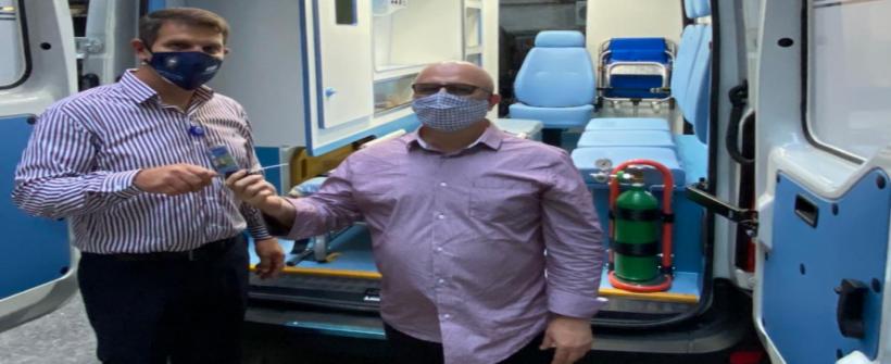 Secretaria de Estado de Saúde recebe duas ambulâncias 