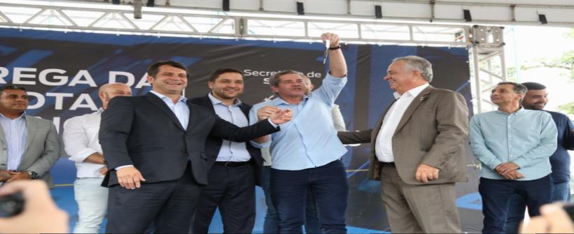 Secretaria de Estado de Saúde reforça SAMU nas Regiões Serrana e Centro-Sul com a entrega de sete novas ambulâncias