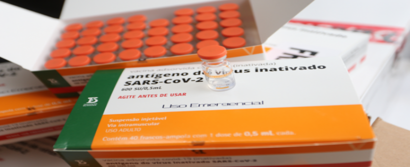 Secretaria de Saúde distribui CoronaVac para cobrir 2ª dose pendente dos municípios