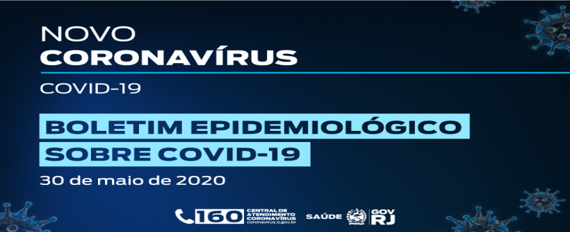 Secretaria de Saúde do Estado do Rio de Janeiro lança primeiro boletim epidemiológico da COVID-19