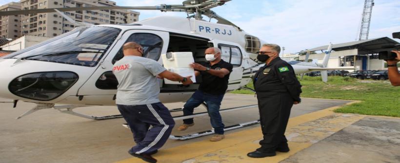 Secretaria de Saúde realiza distribuição da sétima remessa de vacinas aos 92 municípios