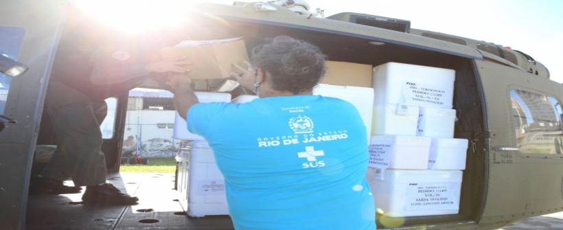 Secretaria de Saúde realiza em seis horas a entrega de 431.900 doses de vacina contra Covid-19