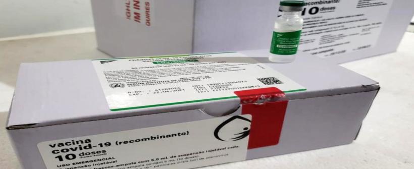 Secretaria de Saúde recebe 196 mil doses de vacina Oxford/AsrtraZeneca do Governo Federal