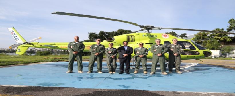 Serviço de transporte aéreo da SES-RJ completa dois anos em prol da vida