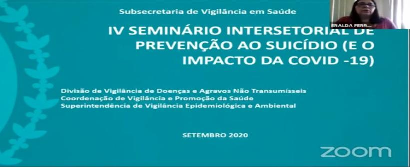 Setembro Amarelo: SES-RJ promove IV Seminário Estadual de Prevenção do Suicídio