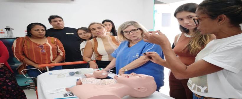 Capacitação sobre bronquiolite na UPA São Pedro da Aldeia