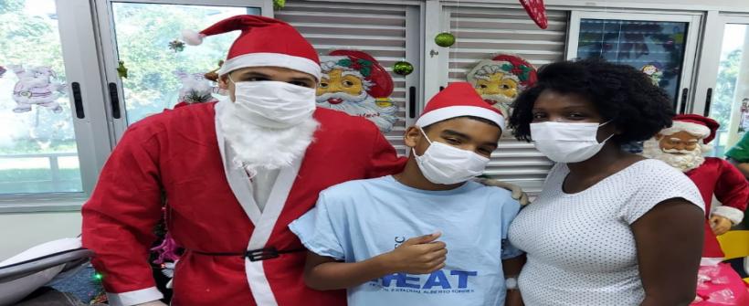 Unidades de Saúde da SES comemoram Natal com funcionários e pacientes