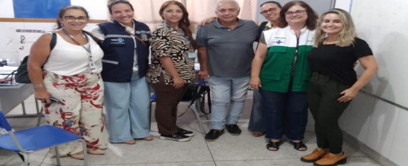 Vigilância Sanitária Estadual visita abrigo temporário de idosos na Costa Verde