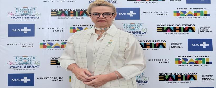 Claudia Mello representou o Conselho Nacional de Secretários de Saúde no evento em Salvador