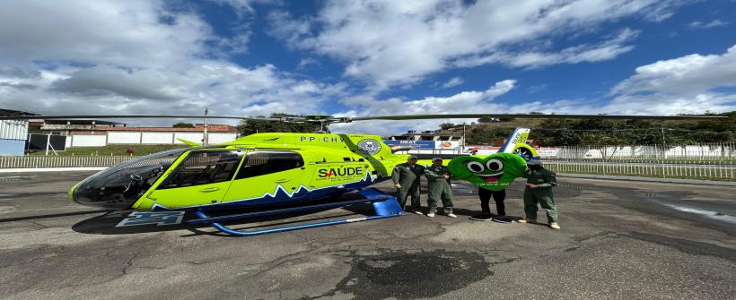 Unidade comemora o Dia Nacional da Doação de Órgãos com voo especial e plantio de mudas