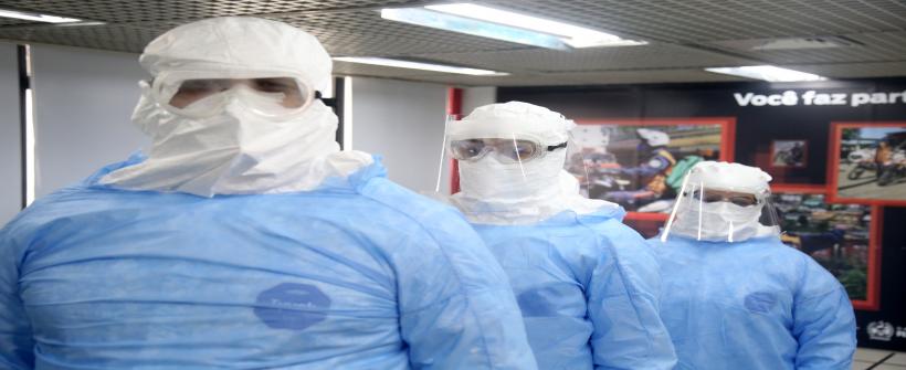 SAMU RJ recebe treinamento para transporte de pacientes com suspeita de Ebola