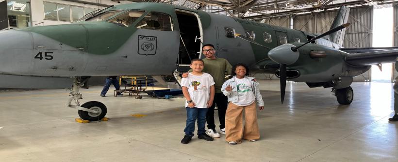 Serviço de transporte aéreo de órgãos vinculado à SES-RJ recebe homenagem na base da FAB