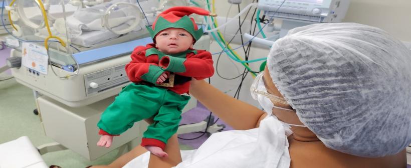 Projeto acontece mensalmente e tem o objetivo de suavizar a passagem dos pequenos pela internação em unidade intensiva