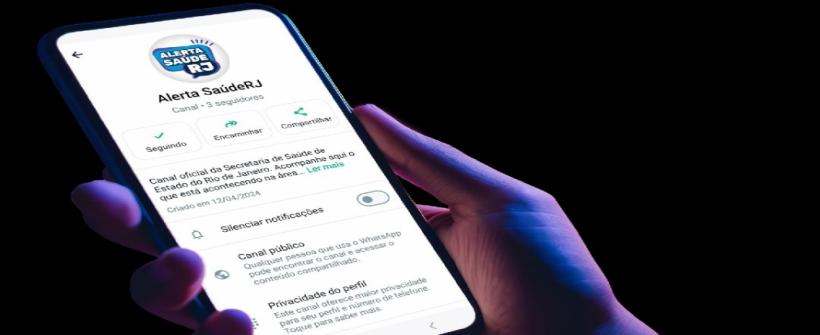 Secretaria de Estado de Saúde lança canal de whatsapp